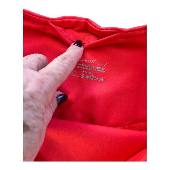 Yogalicious Lux women’s size L, leggings, bright coral color - Picture 7 of 7
